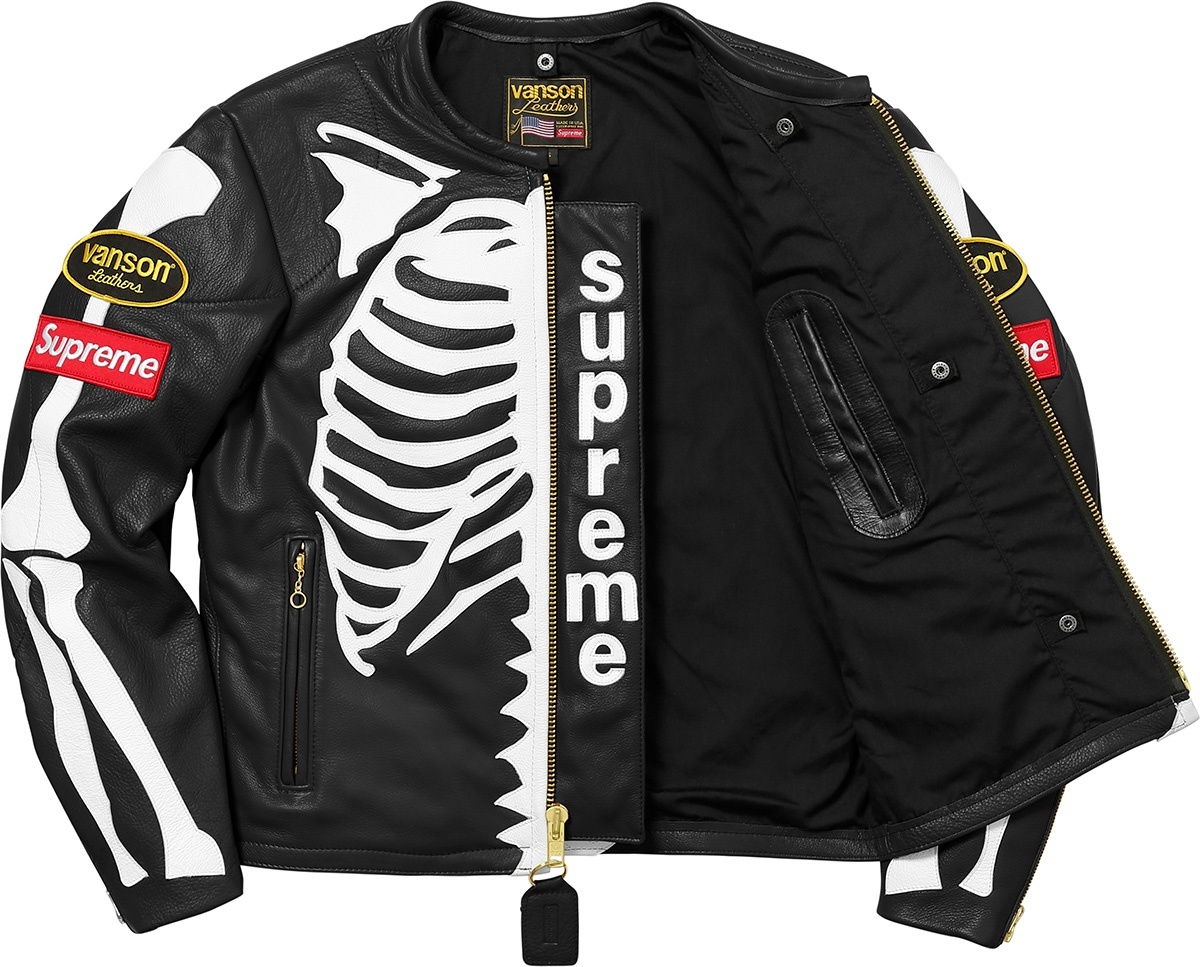 Supreme®/Vanson® Leather Bones Jacket view 12